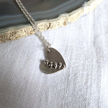 Load image into Gallery viewer, Ecosilver Bubble Heart Pendant

