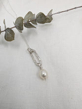 Load image into Gallery viewer, Ecosilver pearl pendant
