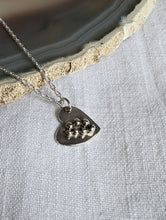 Load image into Gallery viewer, Ecosilver Bubble Heart Pendant 2

