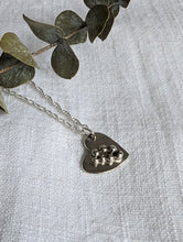 Load image into Gallery viewer, Ecosilver Bubble Heart Pendant 2
